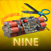 Nine fast card game icon